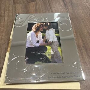 LENOX Memory Lane Mother Picture Frame - 5x7 Silverplate NEW in box
